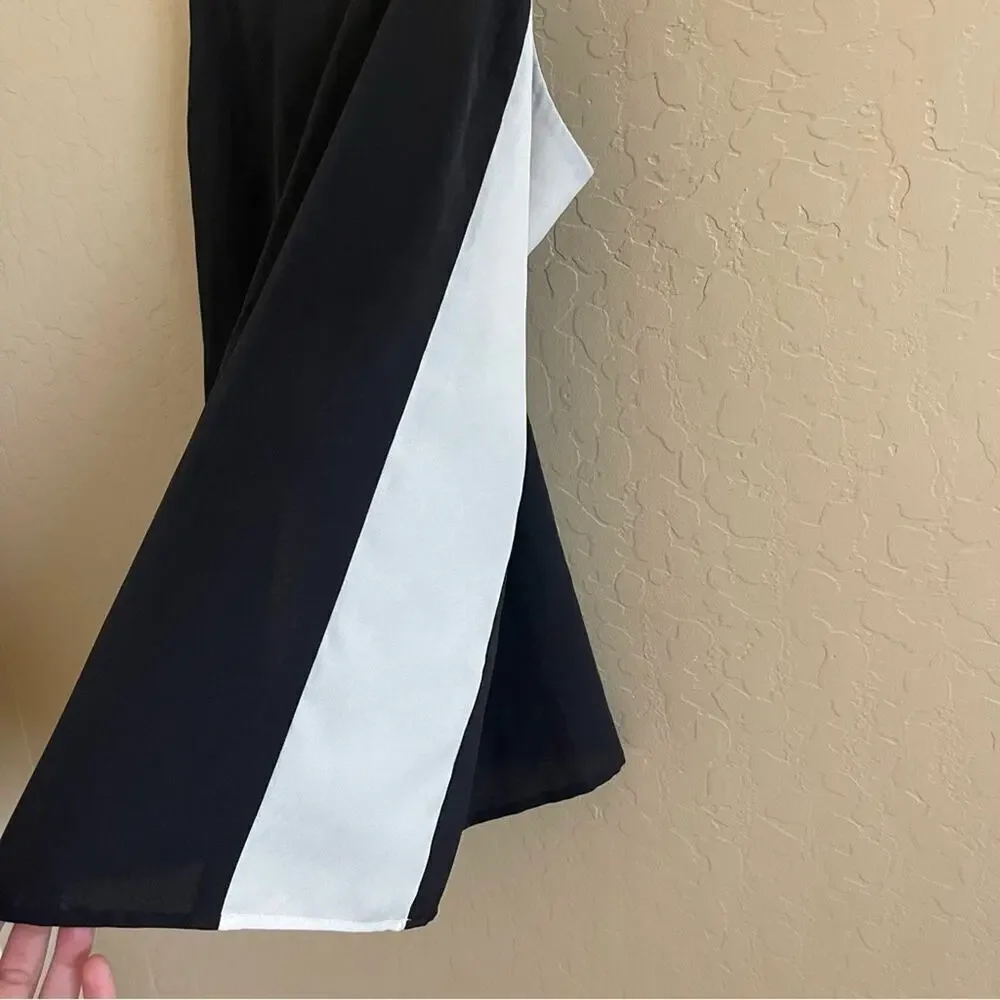 J. Crew Factory Black & White Color Block Cami‎